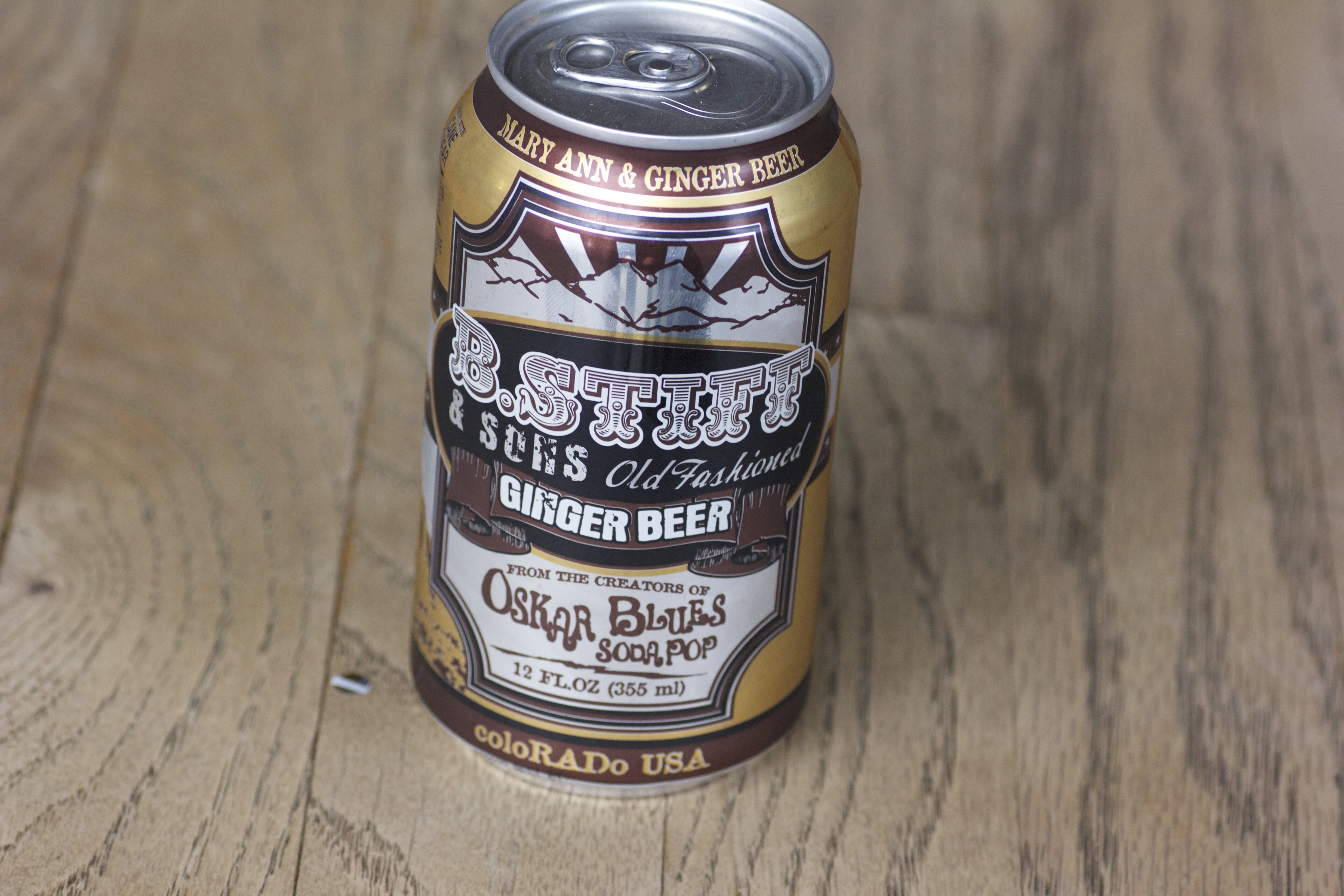 Oskar Blues B. Stiff ginger beer
