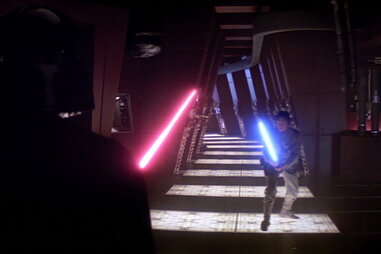 luke and darth vader duel - empire strikes back