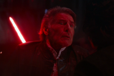 han solo death - star wars the force awakens