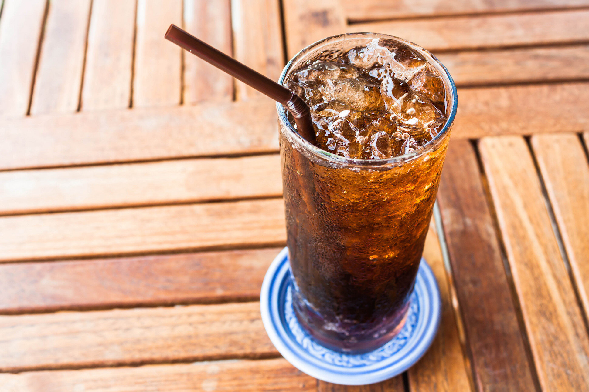 soda, soda on ice, soda in a glass