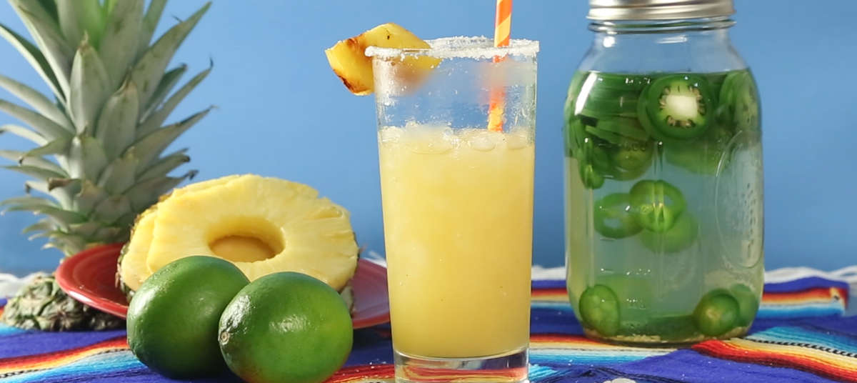 Grilled Pineapple Jalapeno Margarita Thrillist