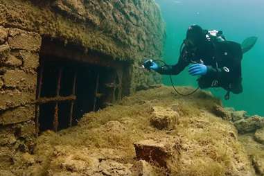 Exploring Rummu Underwater Prison