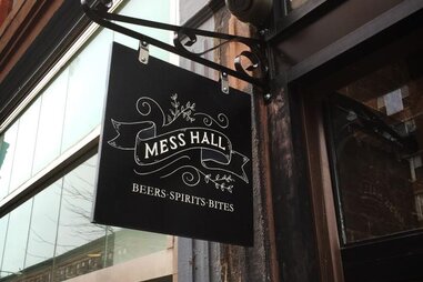 sign at Mess Hall