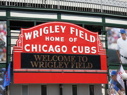 Wrigley Field marquee, Wrigley Field