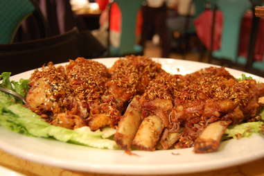 muslim lamb chops. chinese lamb chops