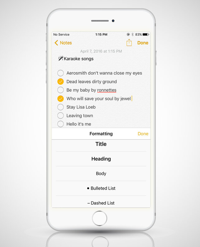 How to Use Apple Notes App iOS 9 - Checklists, Sketches, Passcode Lock ...
