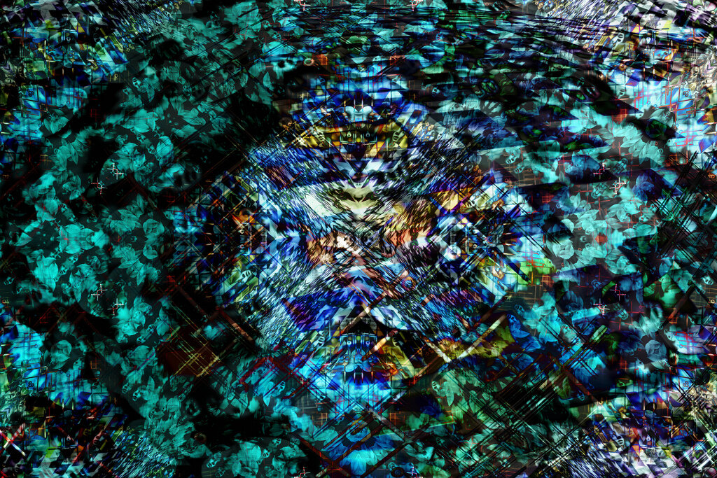 dark refracted design