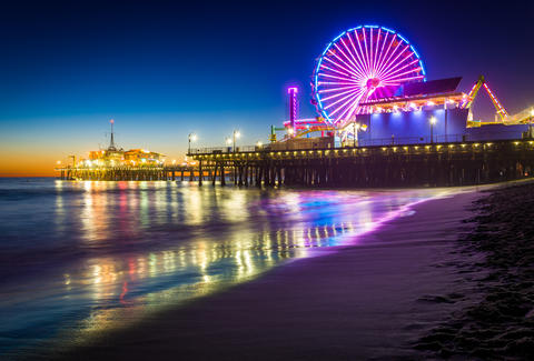 Santa Monica Pier in Los Angeles