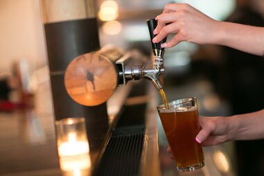 beer at upright brew house