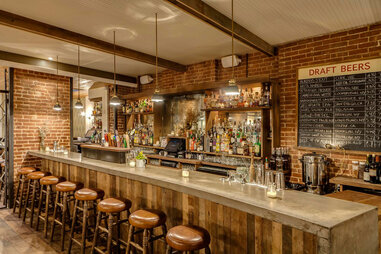 Back bar at The Penrose