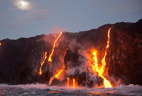 lava in Hawaii