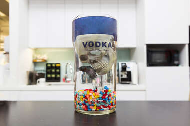 Alcohol Bottle Fish Tank