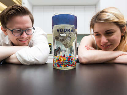 Fish Tank Alcohol Bottle