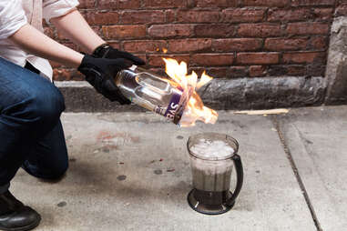 Alcohol Bottle Fish Tank