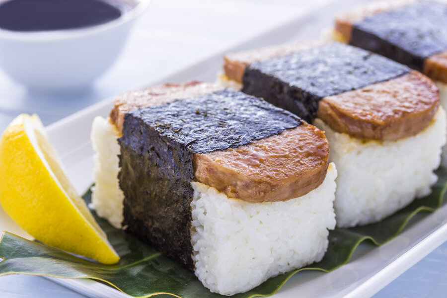 spam musubi! - Two Red Bowls