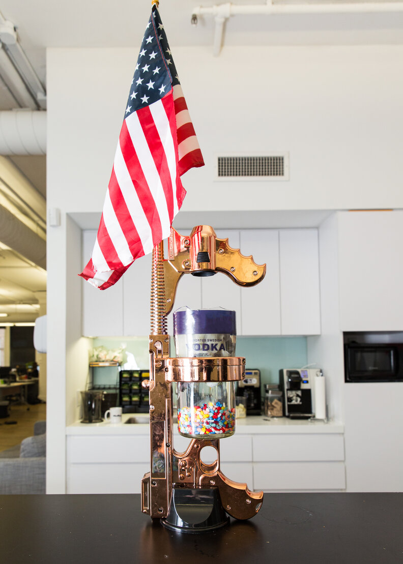 Alcohol Bottle Fish Tank