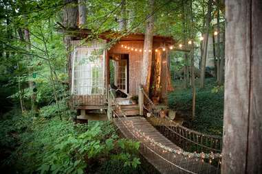 Treehouse in Atlanta via AirBnB