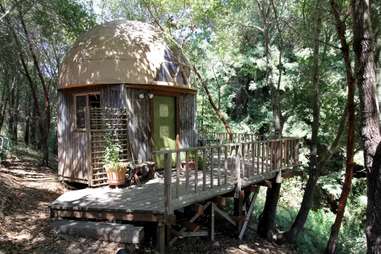 mushroom dome cabin