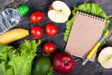 food planning meal journal healthy food