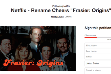 Cheers as frasier origins