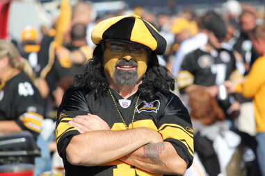 Steeler Polamalu Fan