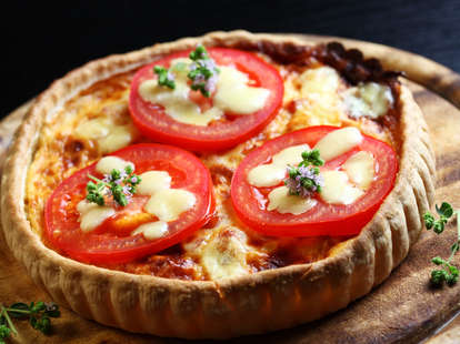 tomato and cheese quiche