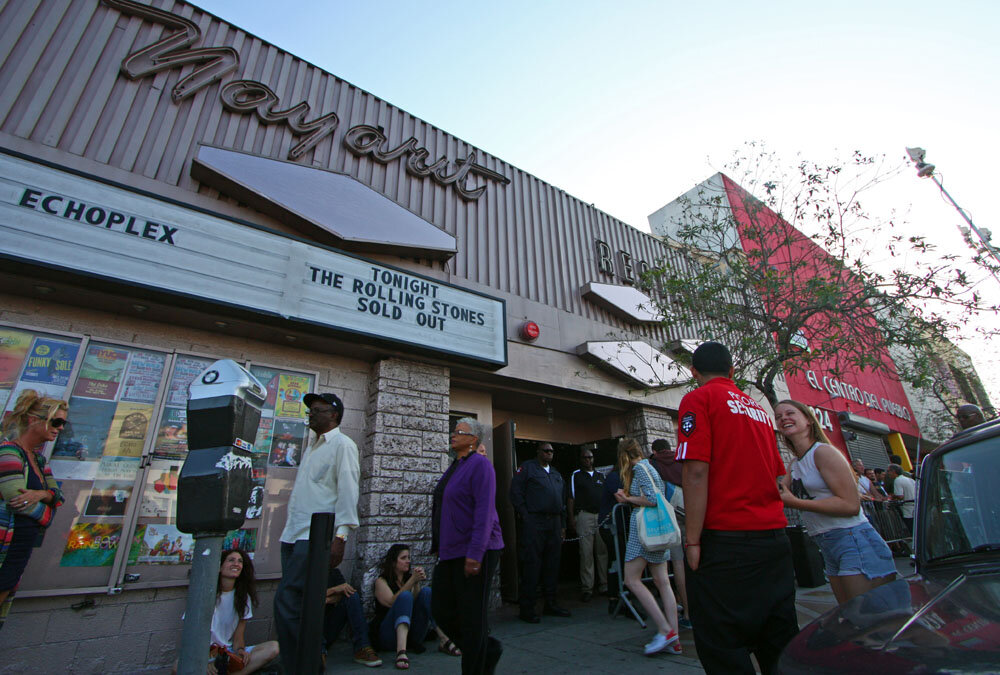 people outside the echoplex los angeles