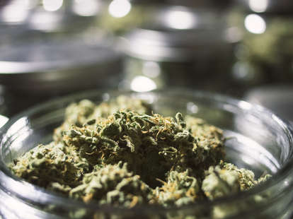 marijuana stored in a jar