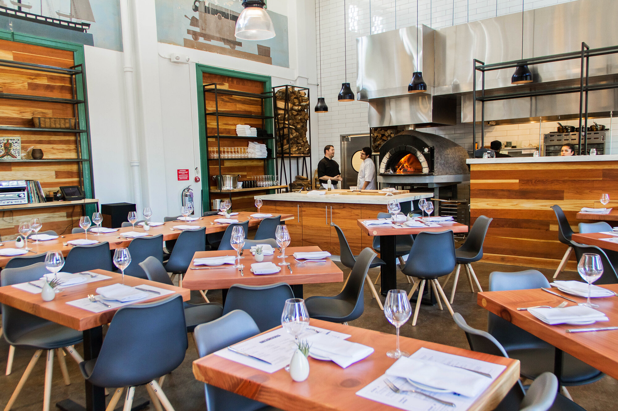 restaurant interior, liberty public market restaurant