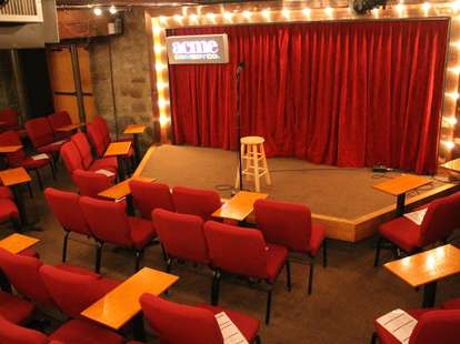 acme comedy club stage red seats thrillist