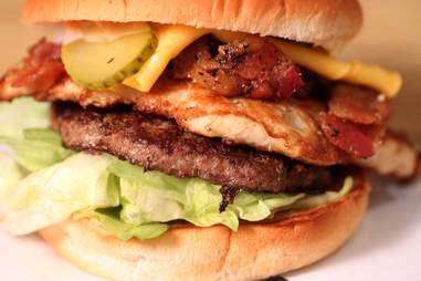 Barnyard Burger at M Burger