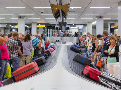 baggage claim, luggage claim, airport