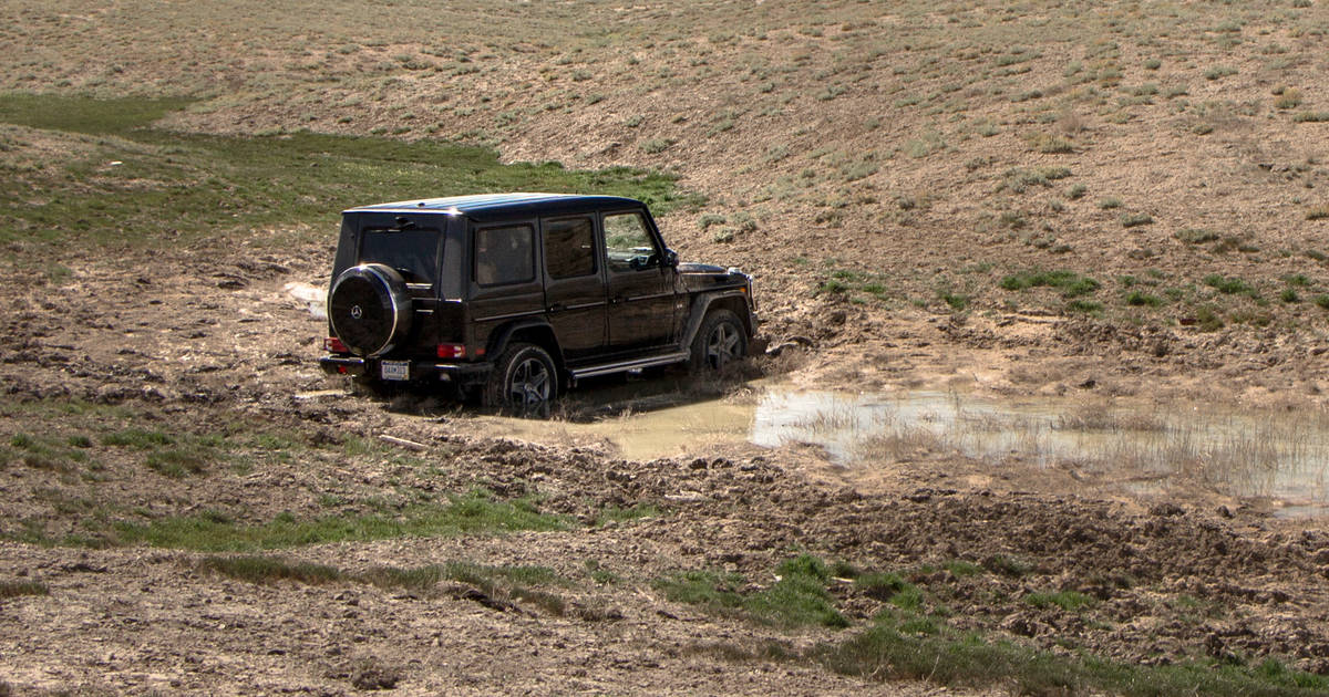 First Drive: How I Got the Mercedes G550 G Wagen Stuck in a Pond