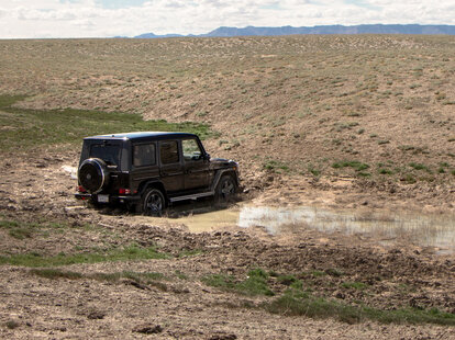How We Got a G550 Stuck in a Pond