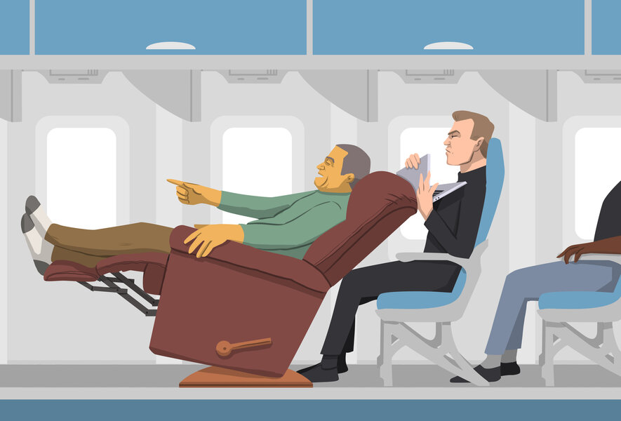 Reclining Your Airplane Seat Is Worse Than Manspreading Thrillist 8720