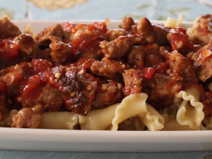 Gianelli Sausage pasta new york thrillist