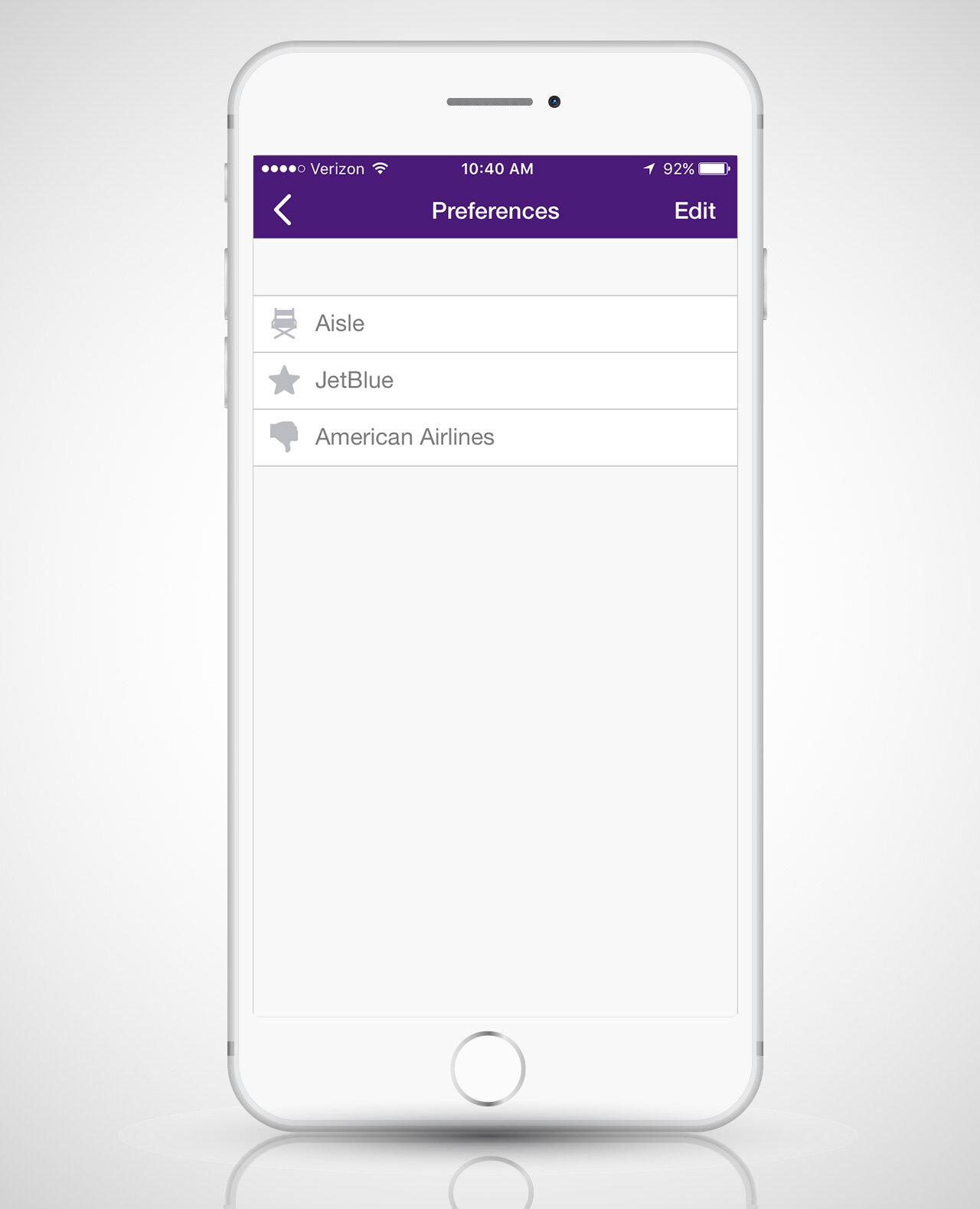 screenshot of Hyper app in iphone 6s