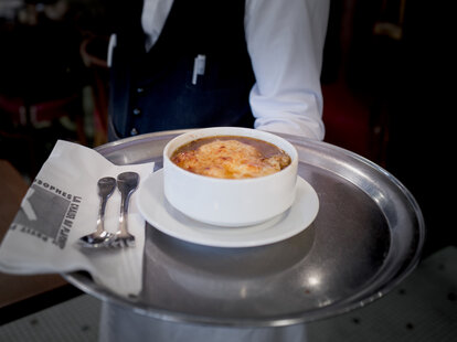 Les Philosophes french onion soup