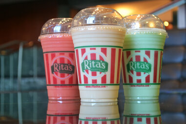 Rita’s water ice and custard