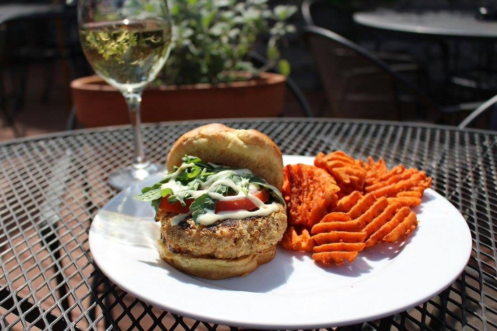 The Glenwood, shrimp burger