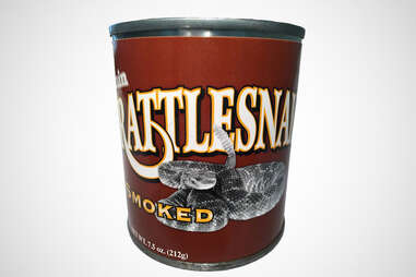 canned rattlesnake