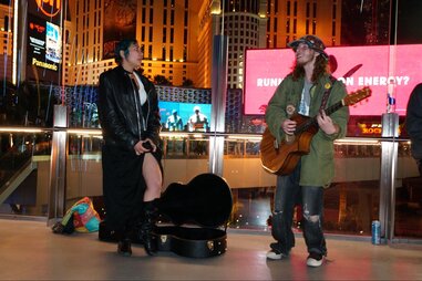 Vegas street performers