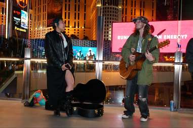 Vegas street performers
