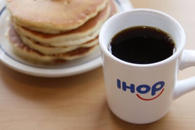 ihop coffee and pancakes