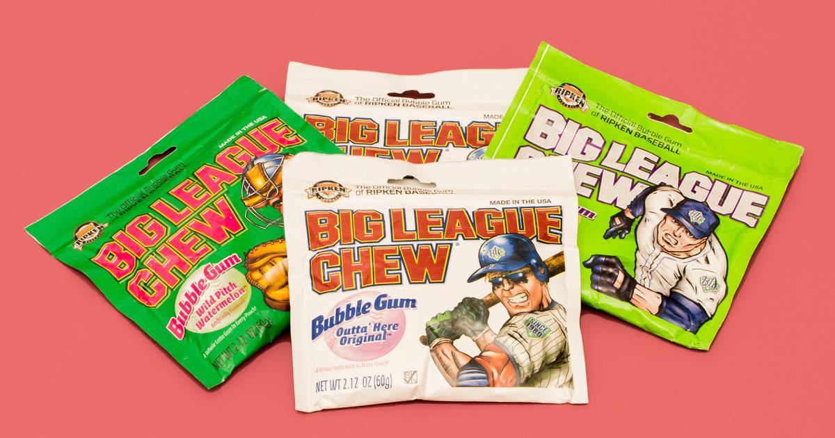 Big League Chew Bubble Gum Wild Pitch Watermelon 12 Pack