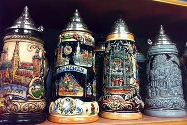 German beer steins