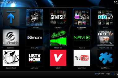 Kodi interface