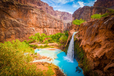 Grand Canyon waterfall
