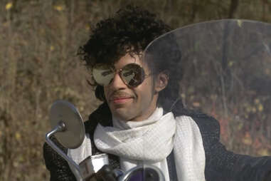 Prince Purple Rain motorcycle scene
