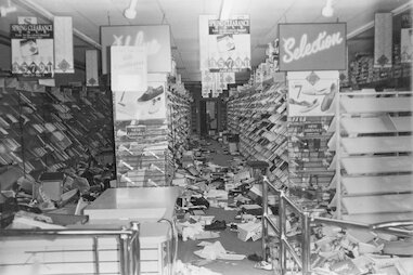 LA Riots 1992 Looted Store